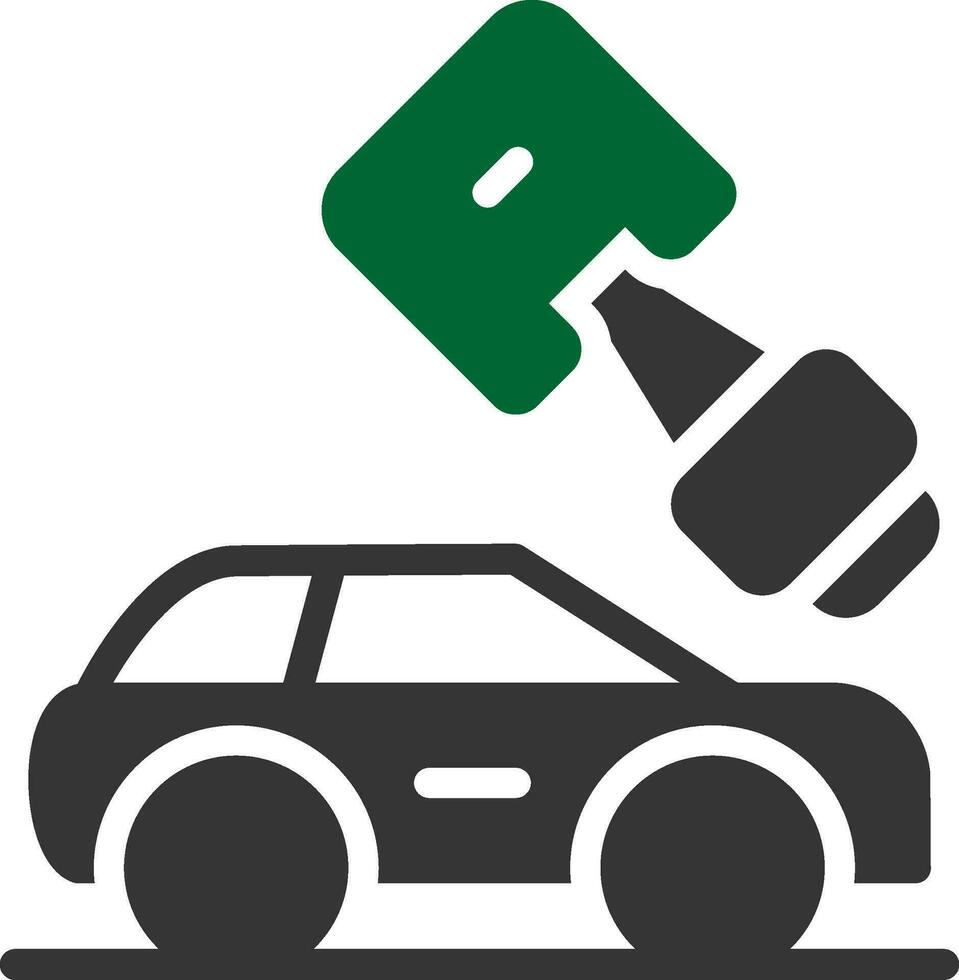 Car Parts Creative Icon Design vector