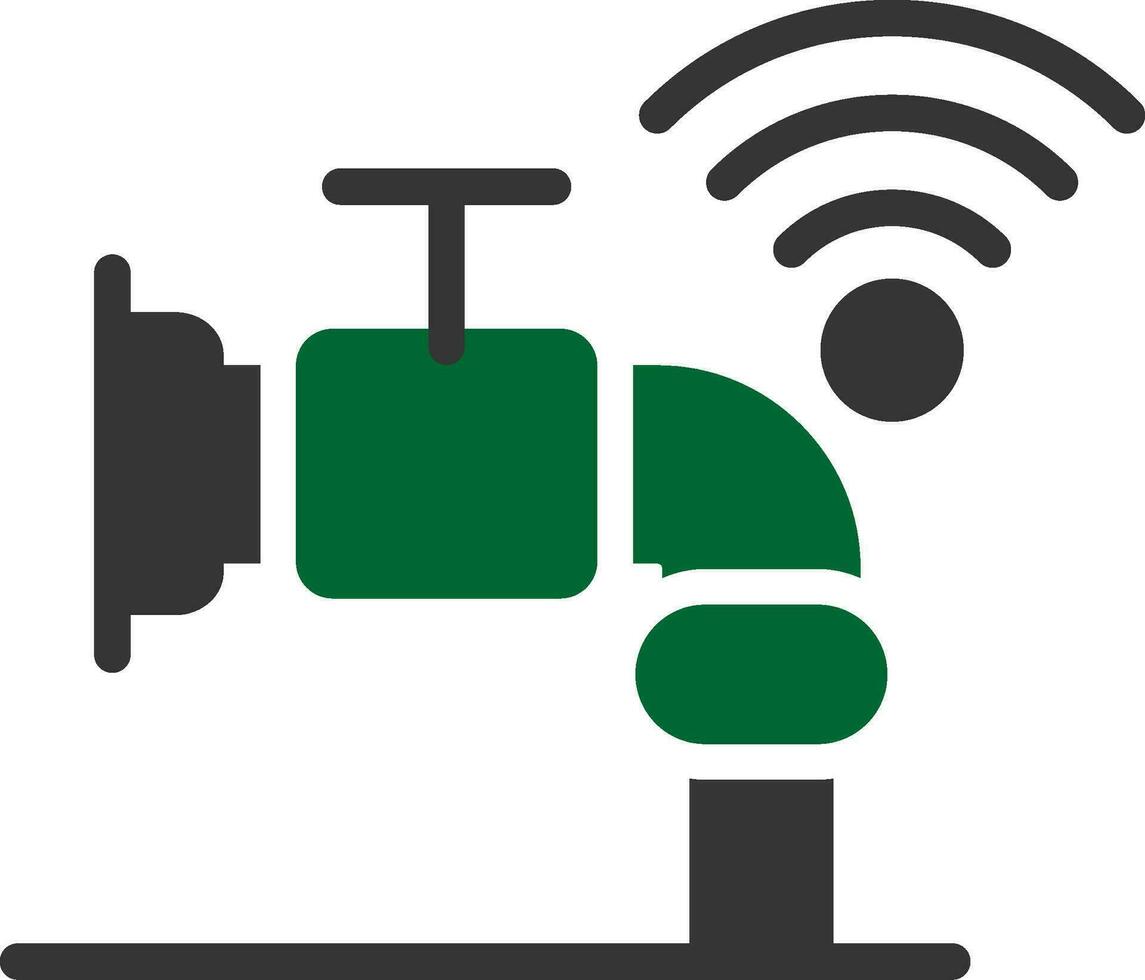 Smart Water Sensor Creative Icon Design vector