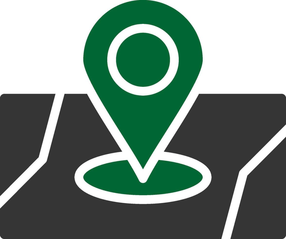 diseño de icono creativo de mapa de calles vector