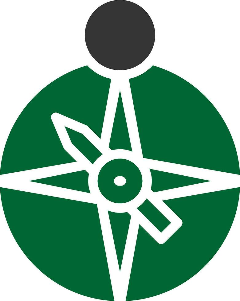 Compass Creative Icon Design vector