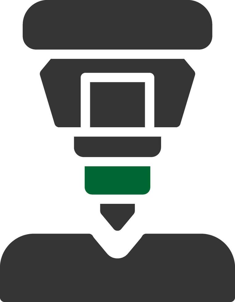 Drilling Machine Creative Icon Design vector