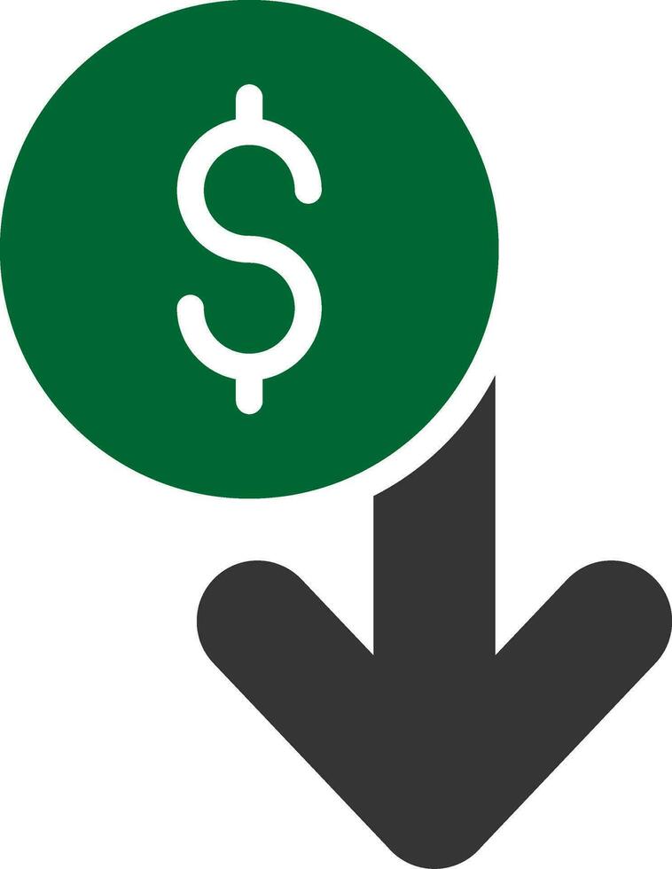 Capitalized Cost Reduction Creative Icon Design vector