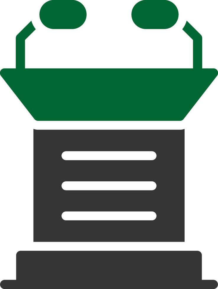 Lectern Creative Icon Design vector