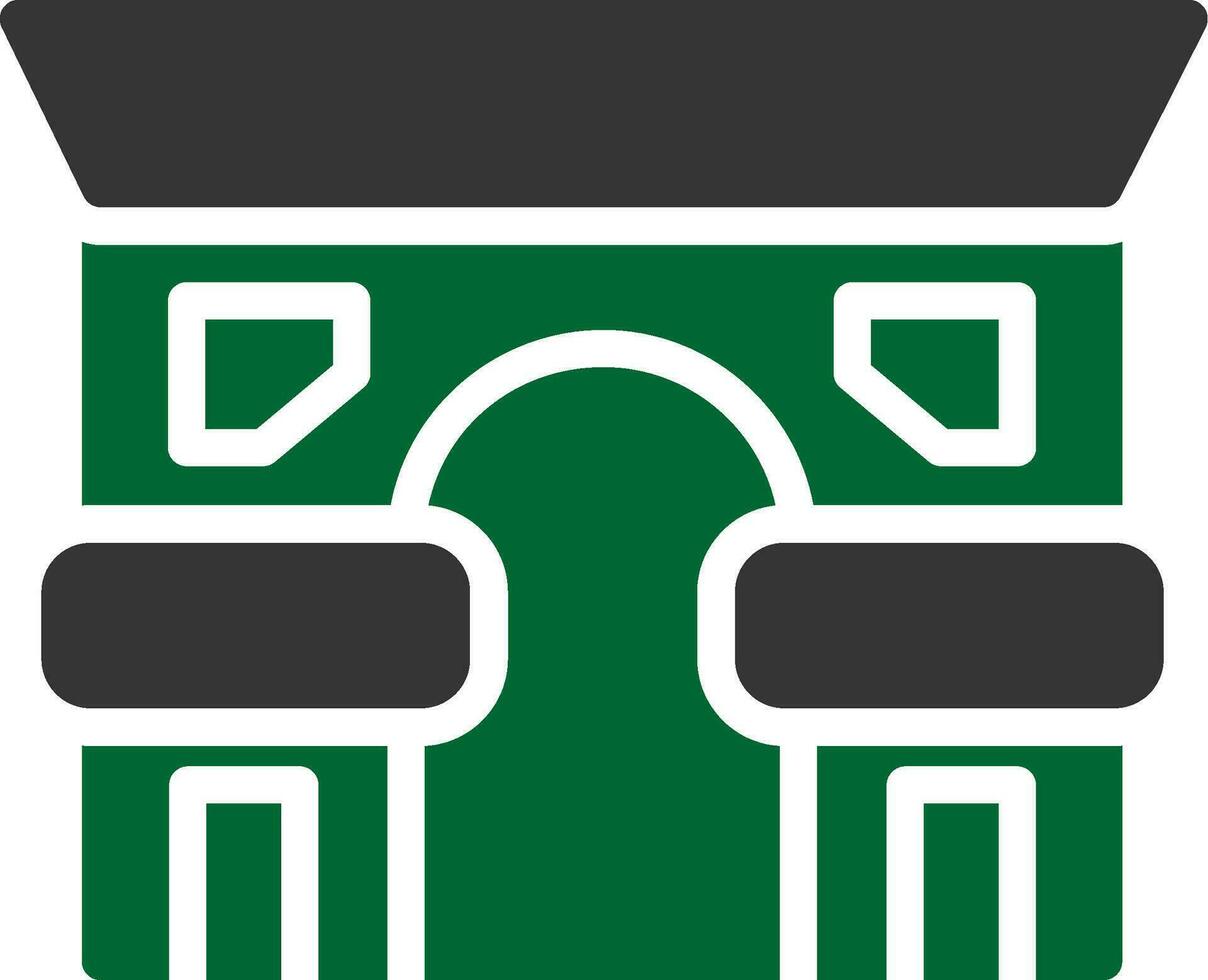 Arc De Triomphe Creative Icon Design vector