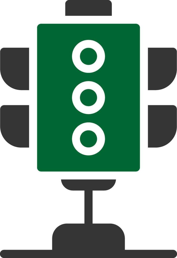 Traffic Lights Creative Icon Design vector