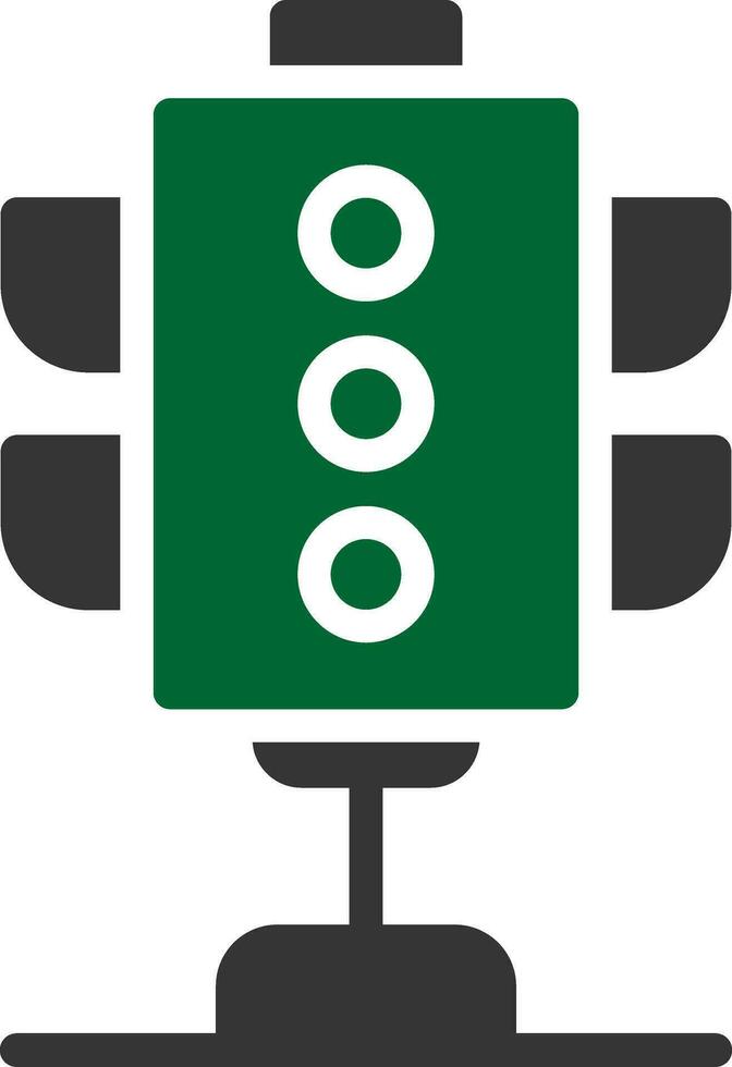 Traffic Lights Creative Icon Design vector