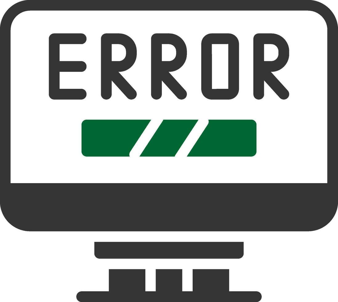 Error Creative Icon Design vector
