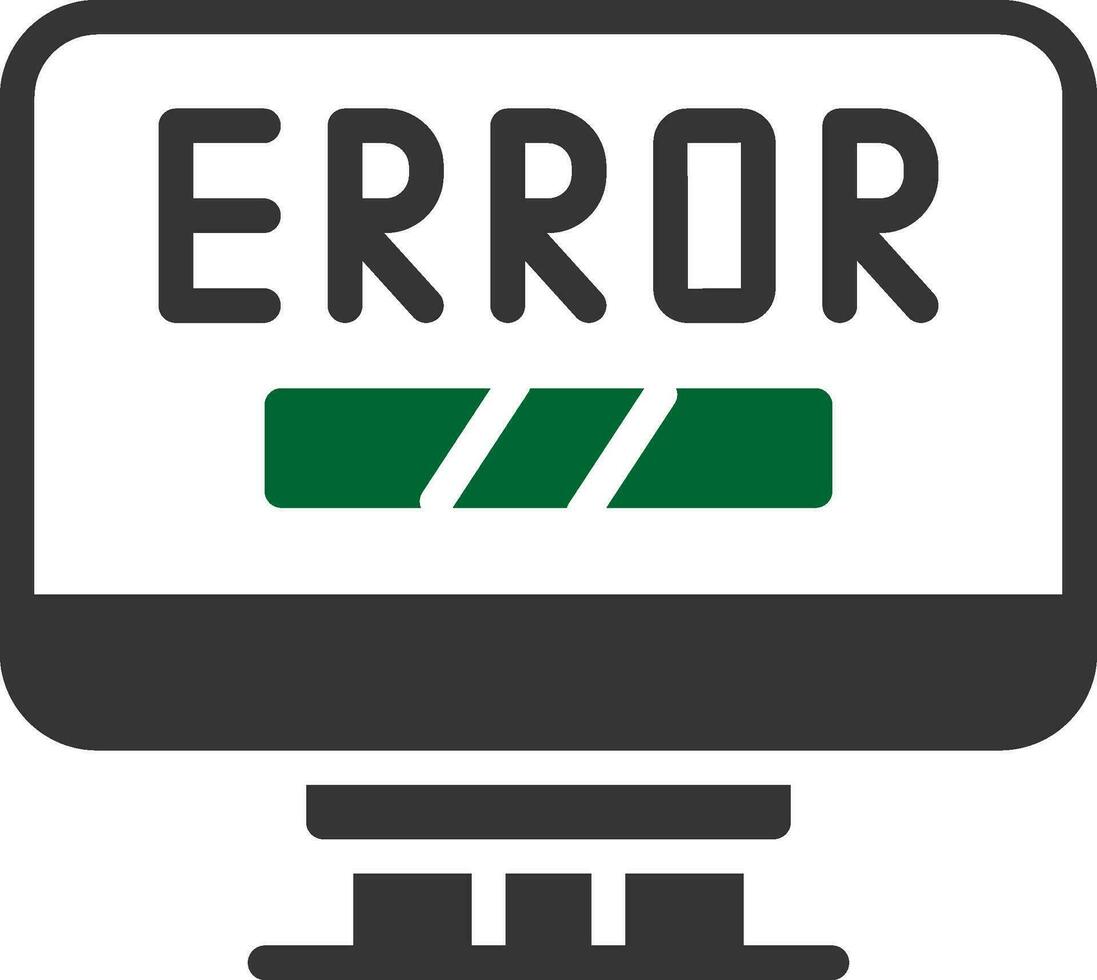 diseño de icono creativo de error vector