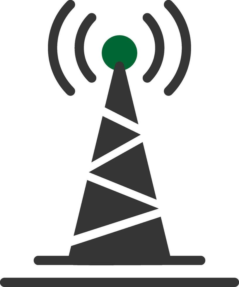 diseño de icono creativo de torre de radio vector