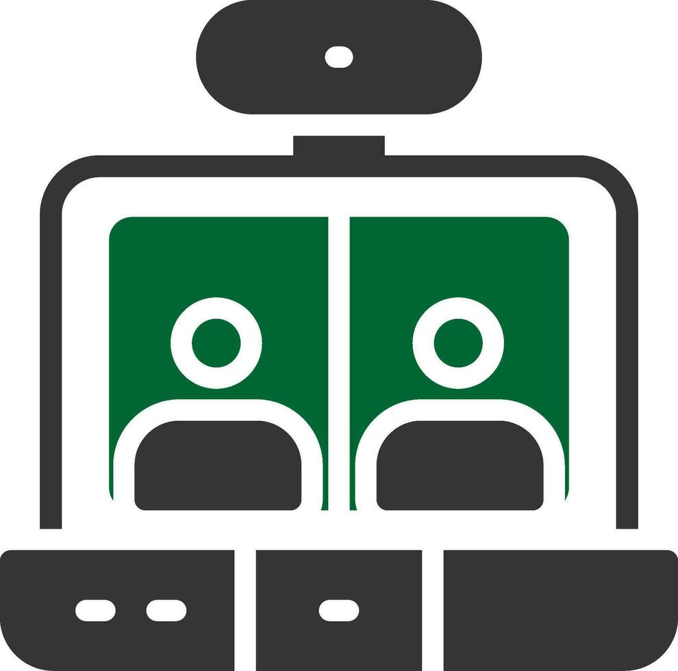 Video Conference Creative Icon Design vector