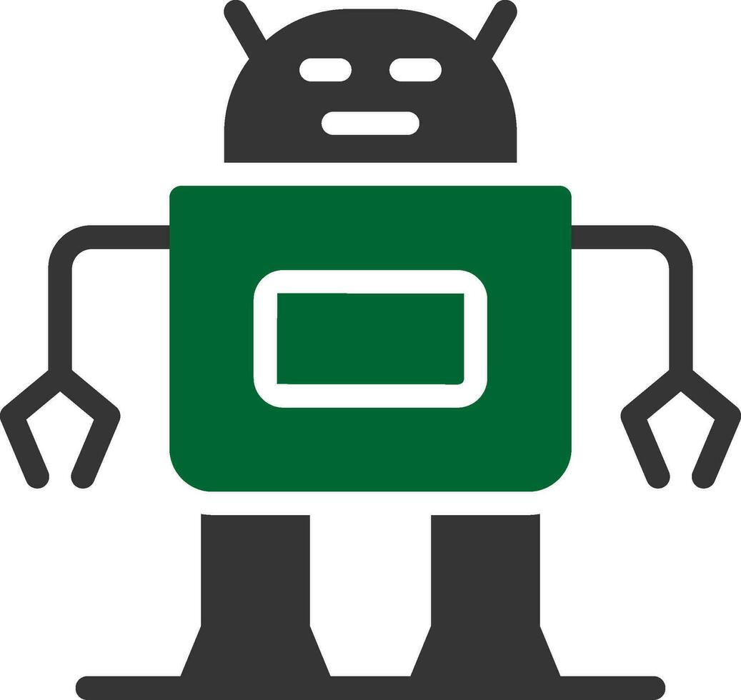 diseño de icono creativo robot vector