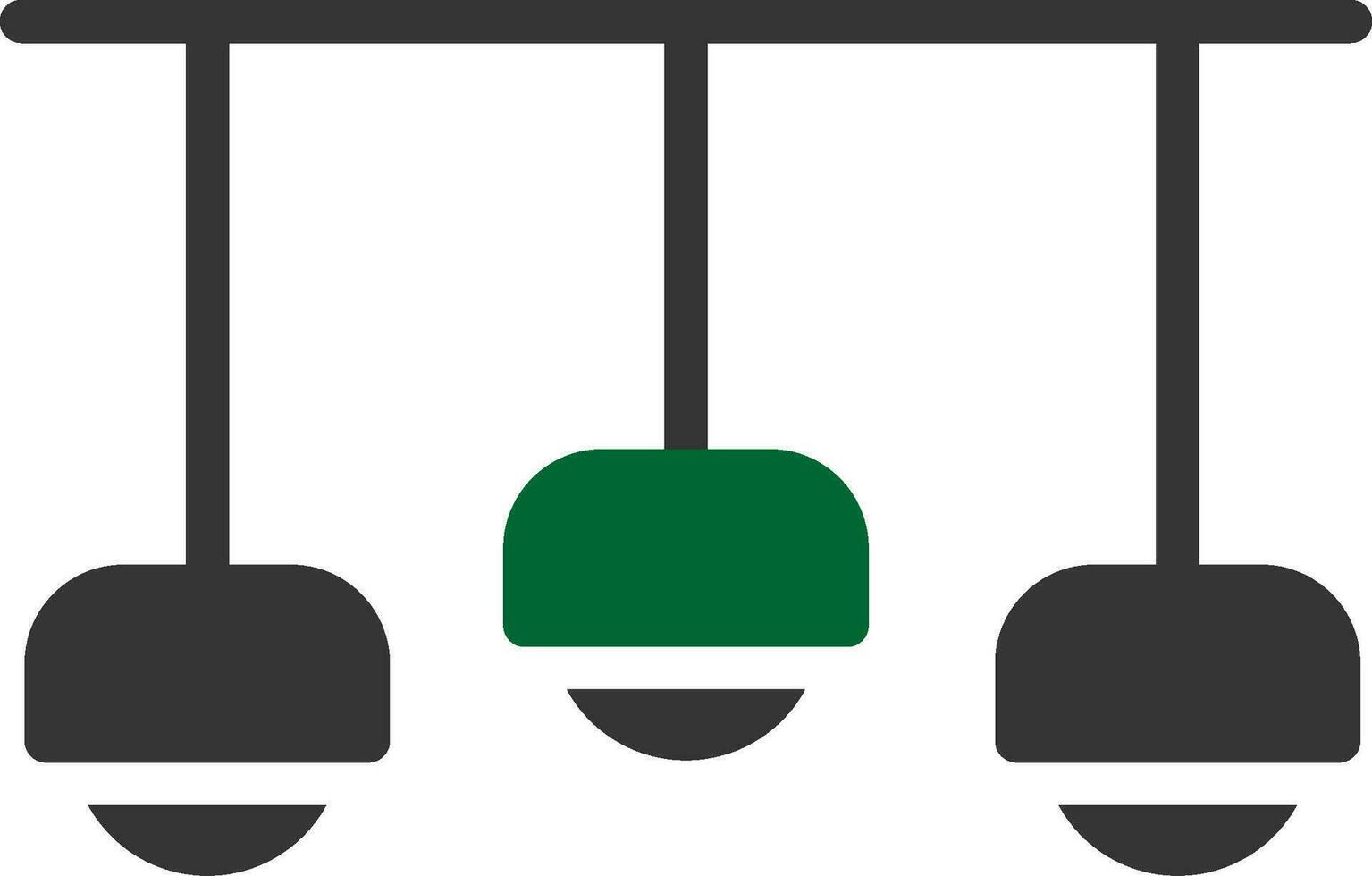 Ceiling Light Creative Icon Design vector