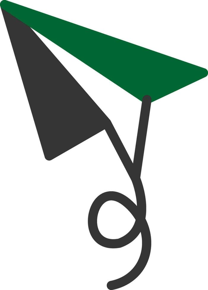 Paper Plane Creative Icon Design vector