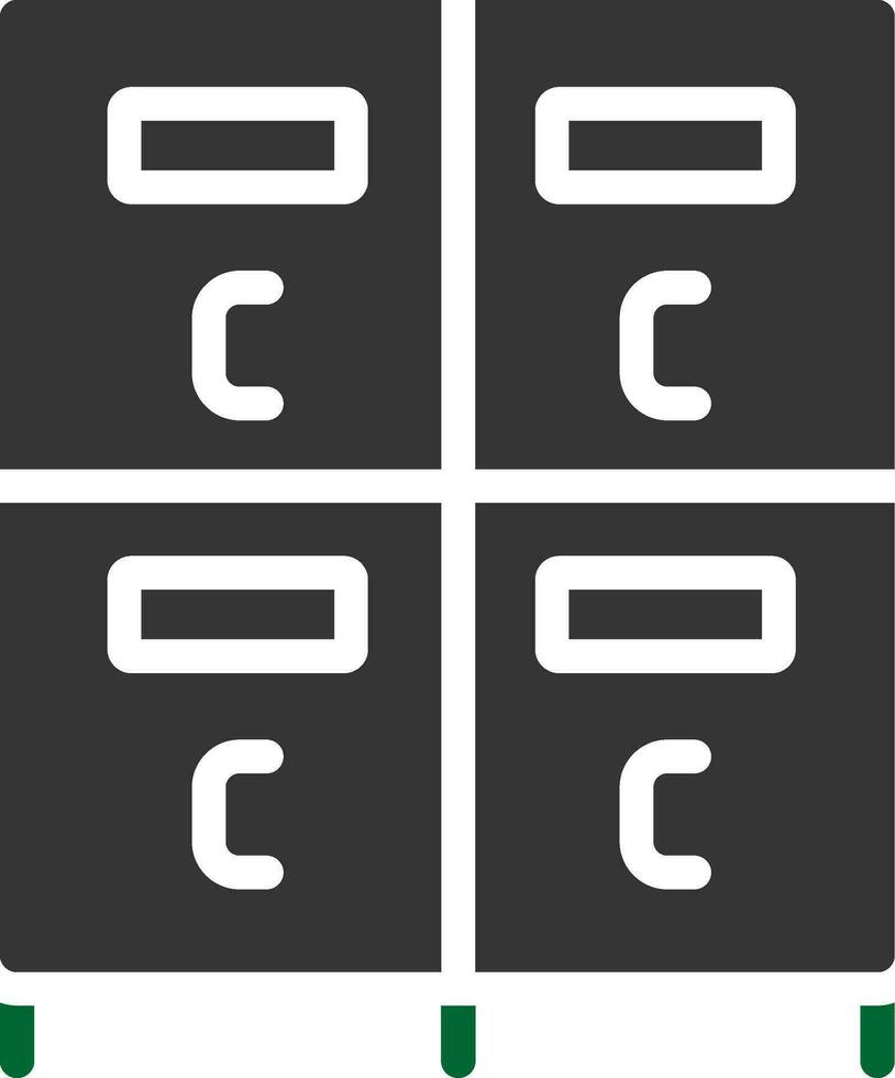 Locker Creative Icon Design vector