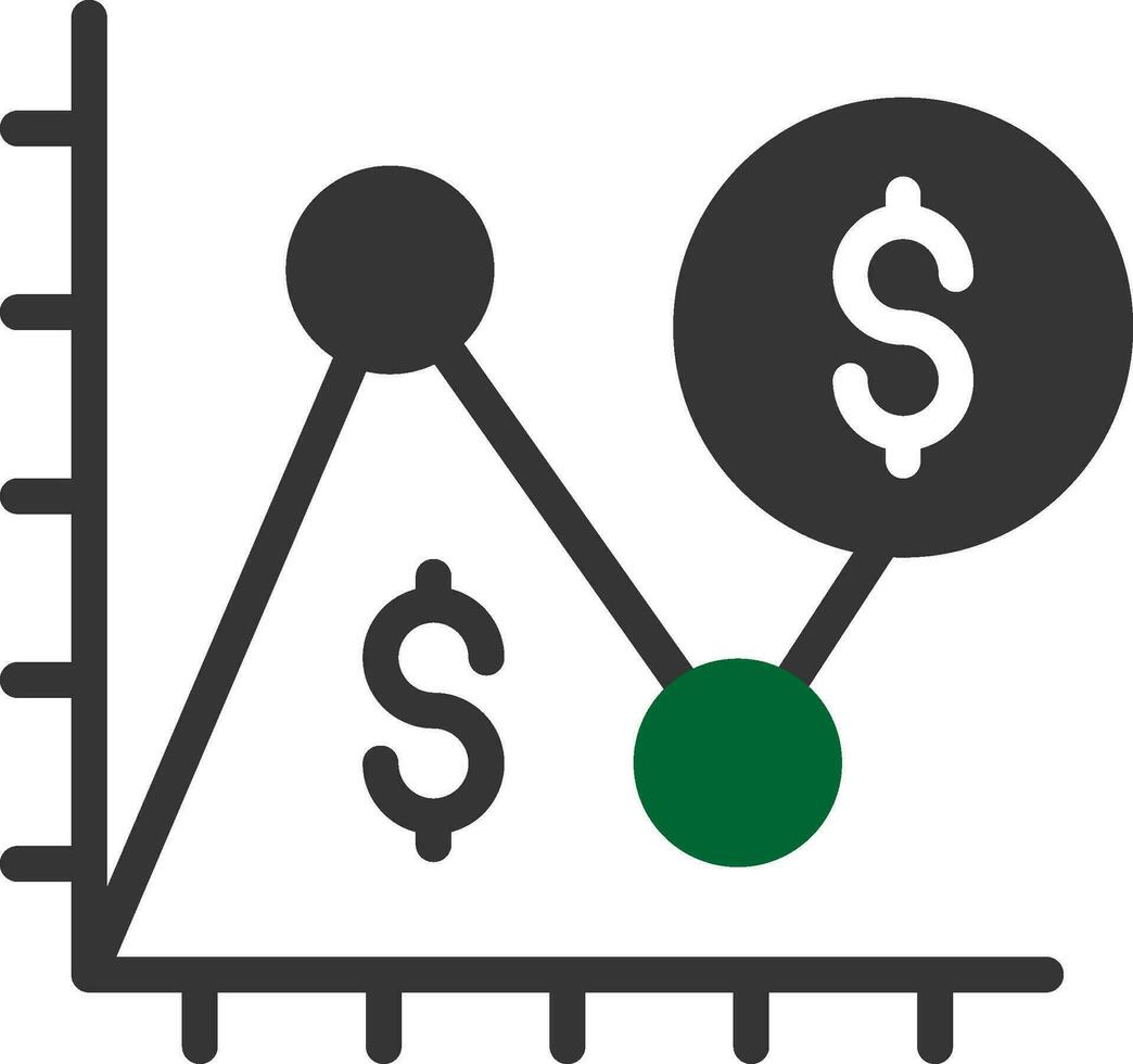 Average Dollar Sale Creative Icon Design vector