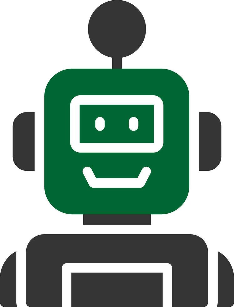 Bot Creative Icon Design vector