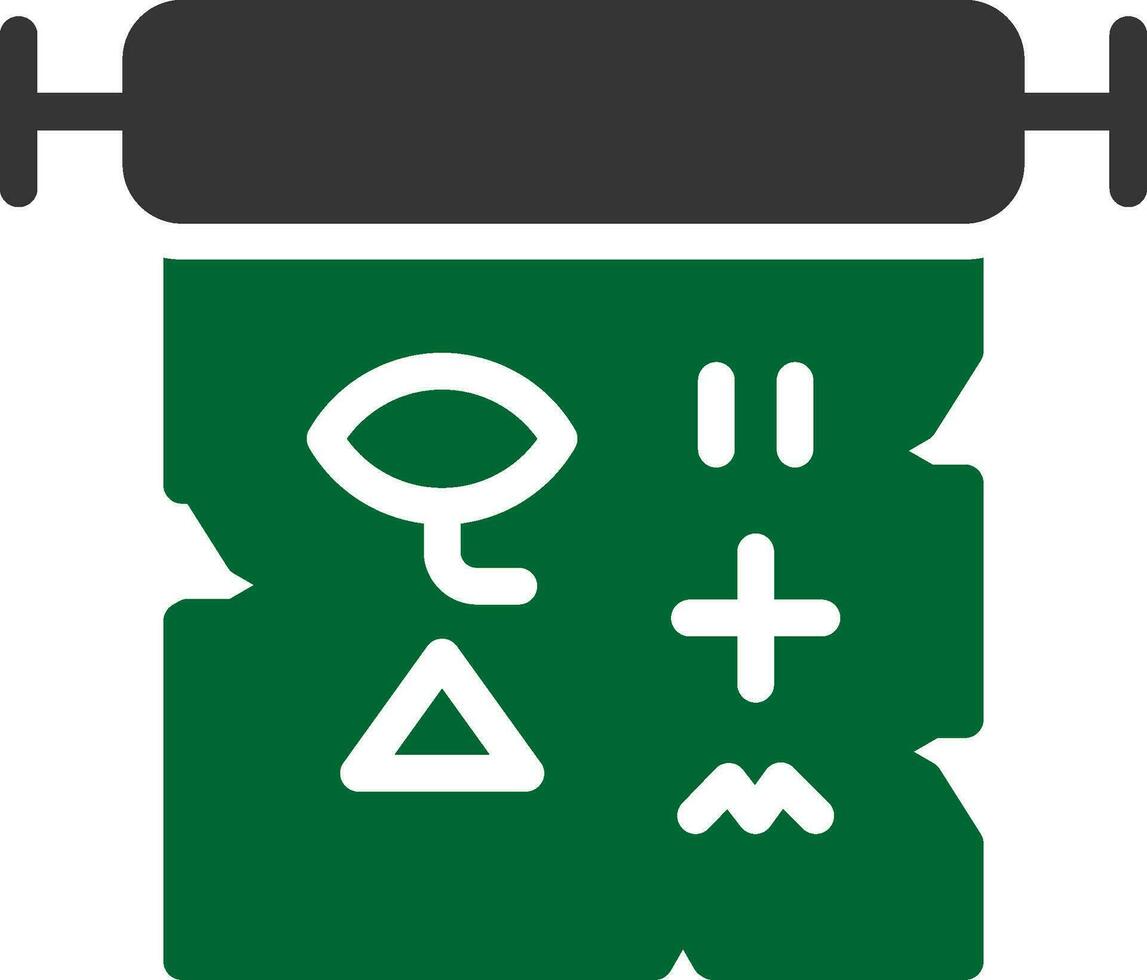 Hieroglyph Creative Icon Design vector