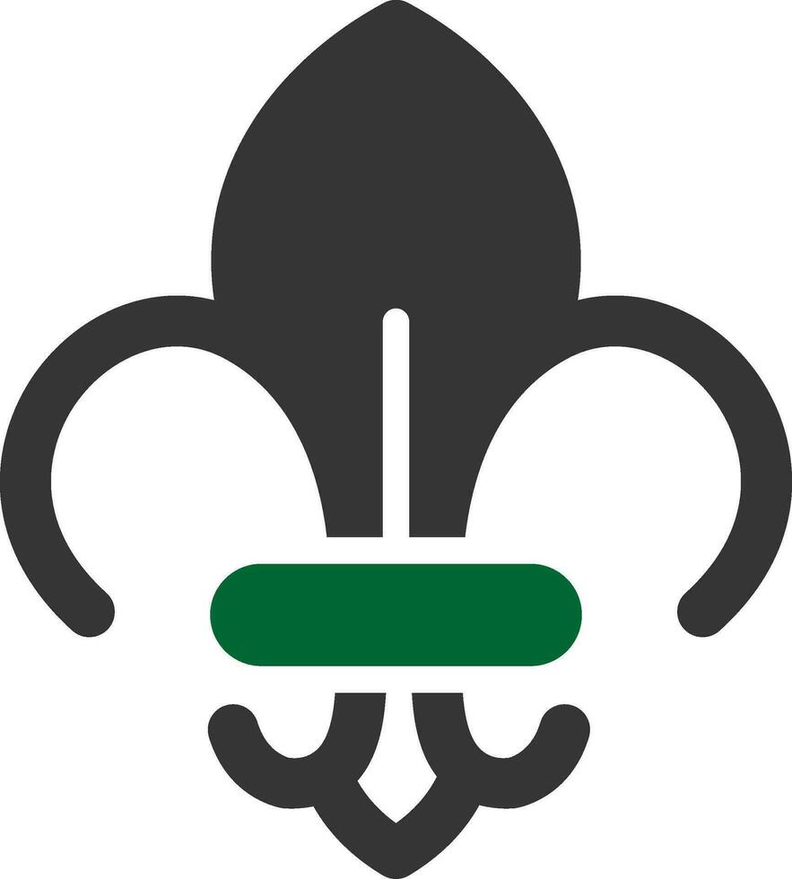 Fleur De Lis Creative Icon Design vector