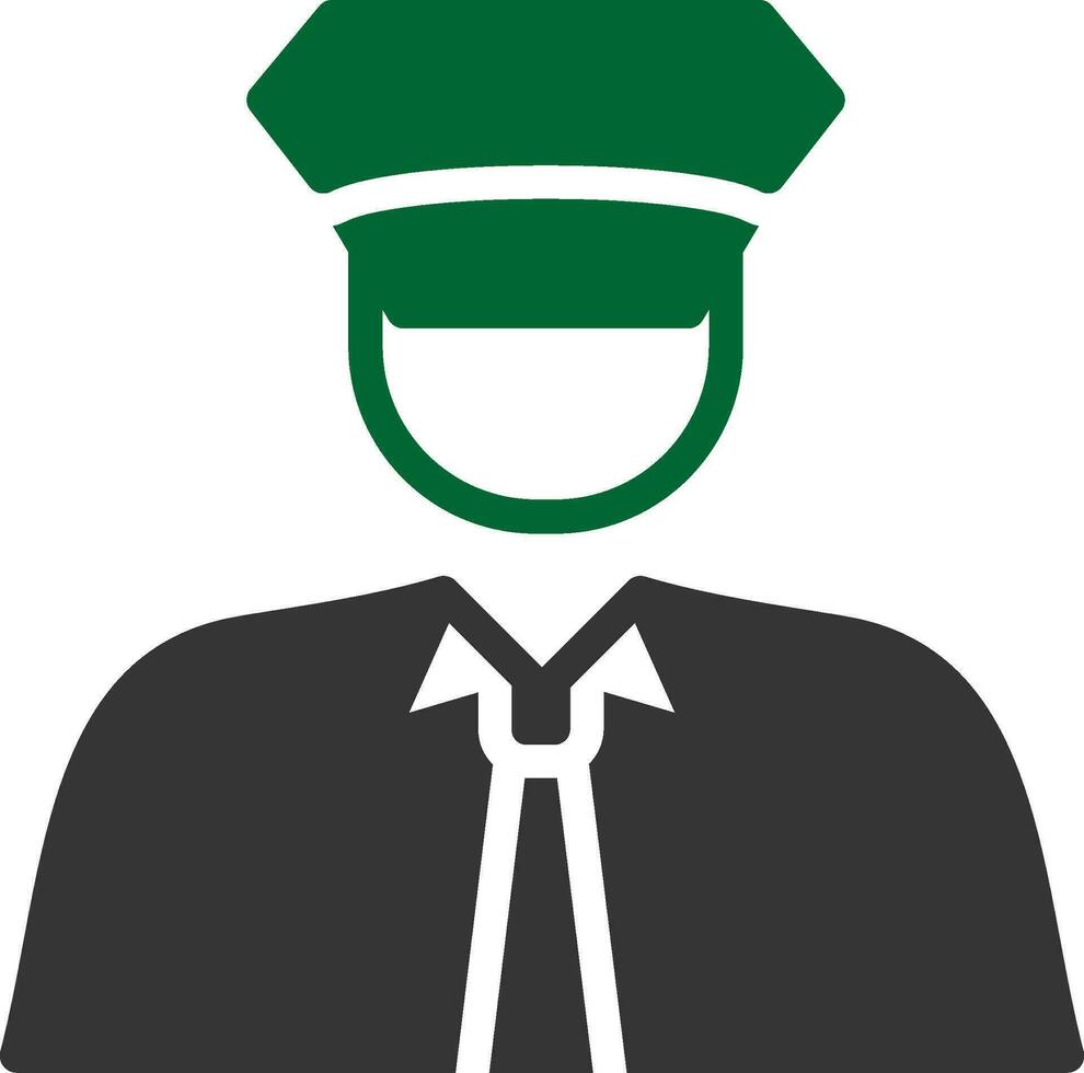 diseño de icono creativo de policía vector