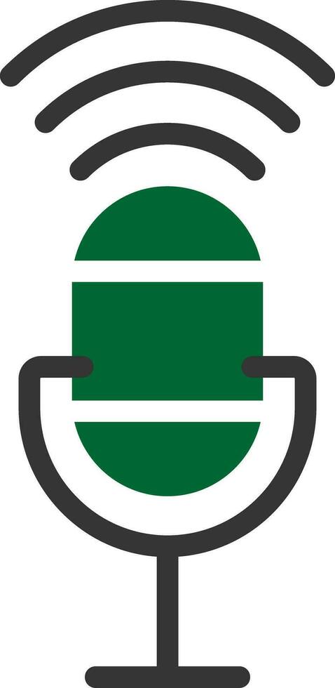 Voice Control Creative Icon Design vector
