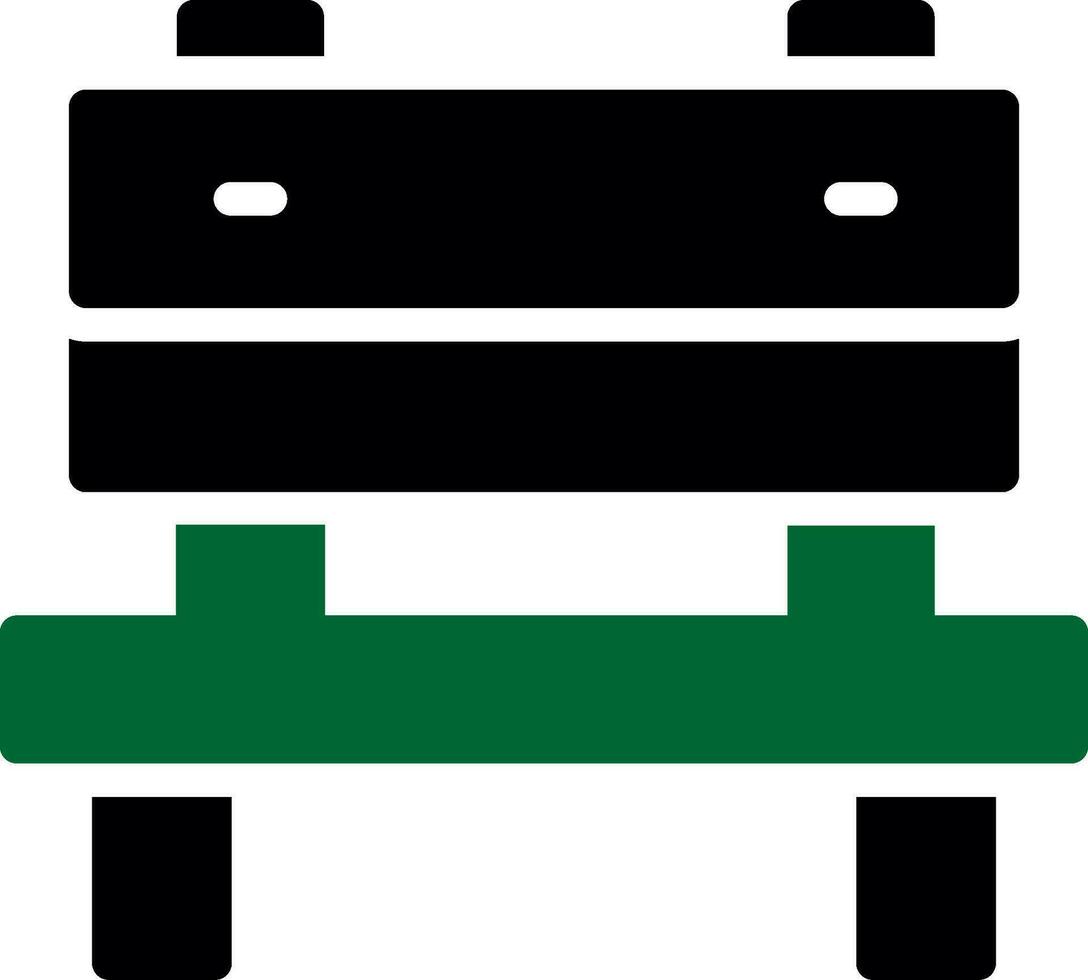 Bench Creative Icon Design vector