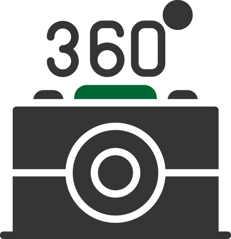 360 cámara creativo icono diseño vector