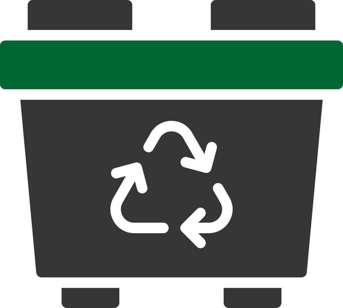 diseño de icono creativo de papelera de reciclaje vector