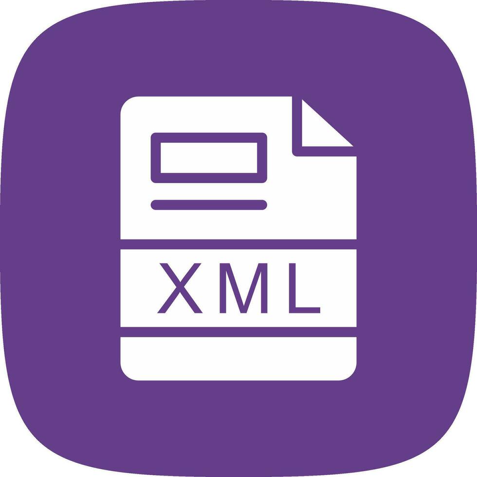 XML Creative Icon Design vector