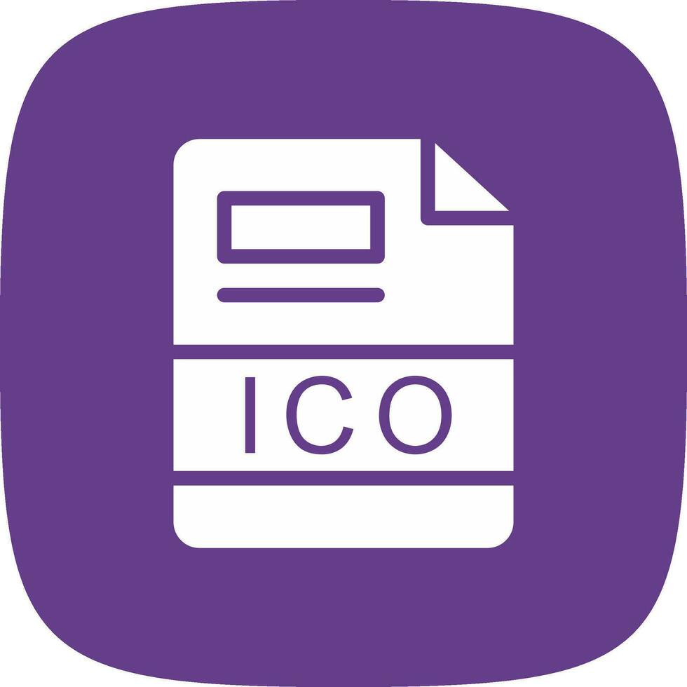 ICO Creative Icon Design vector