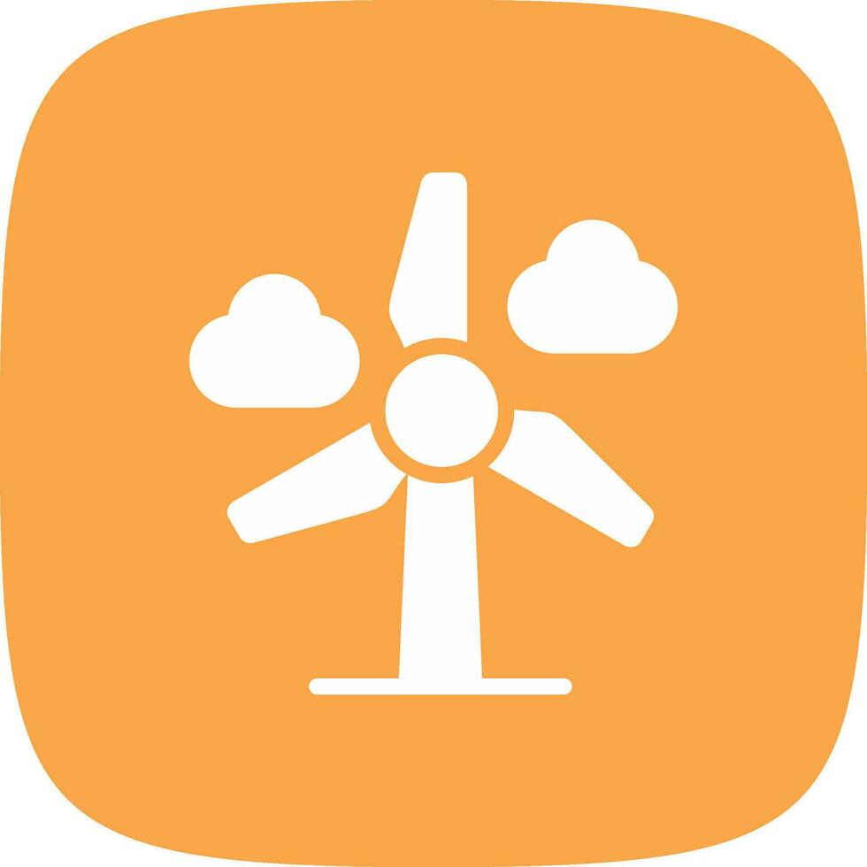 Wind Power Creative Icon Design vector