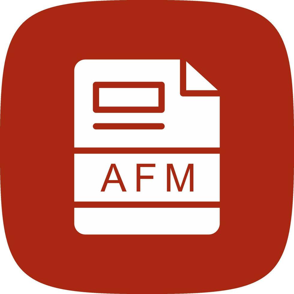 AFM Creative Icon Design vector