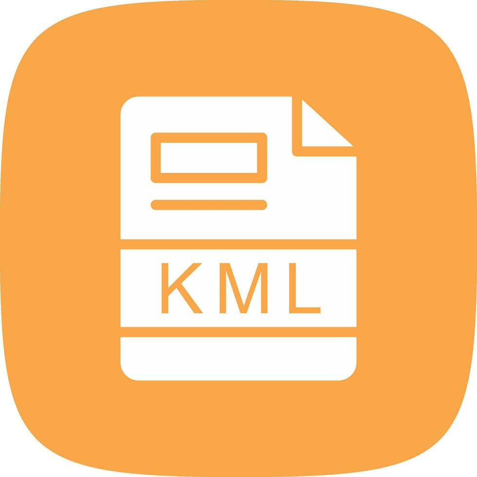 KML Creative Icon Design vector