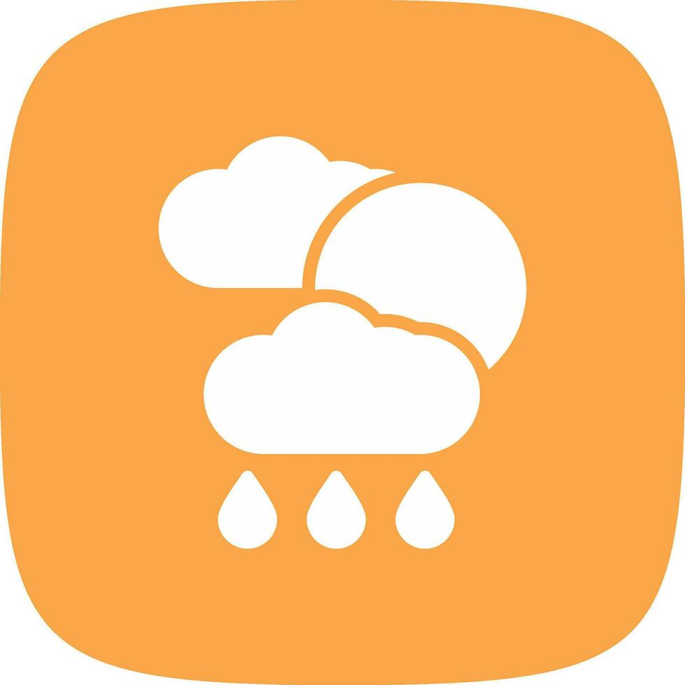 Weather Forecast Creative Icon Design vector