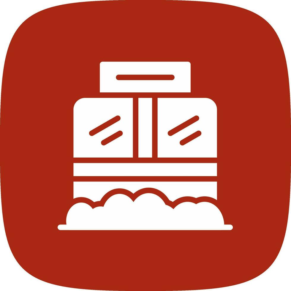 Ticket Box Creative Icon Design vector