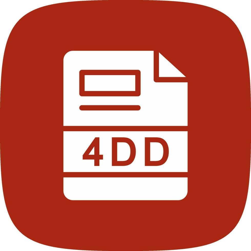 4DD Creative Icon Design vector