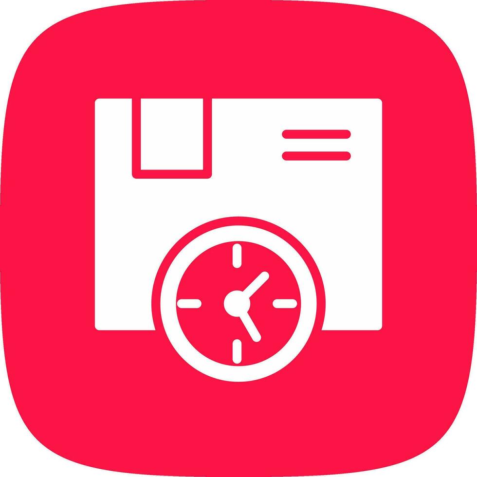 Delivery Time Creative Icon Design vector