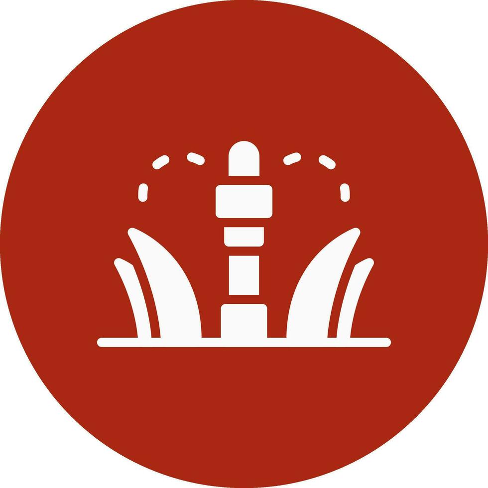 Sprinkler Creative Icon Design vector