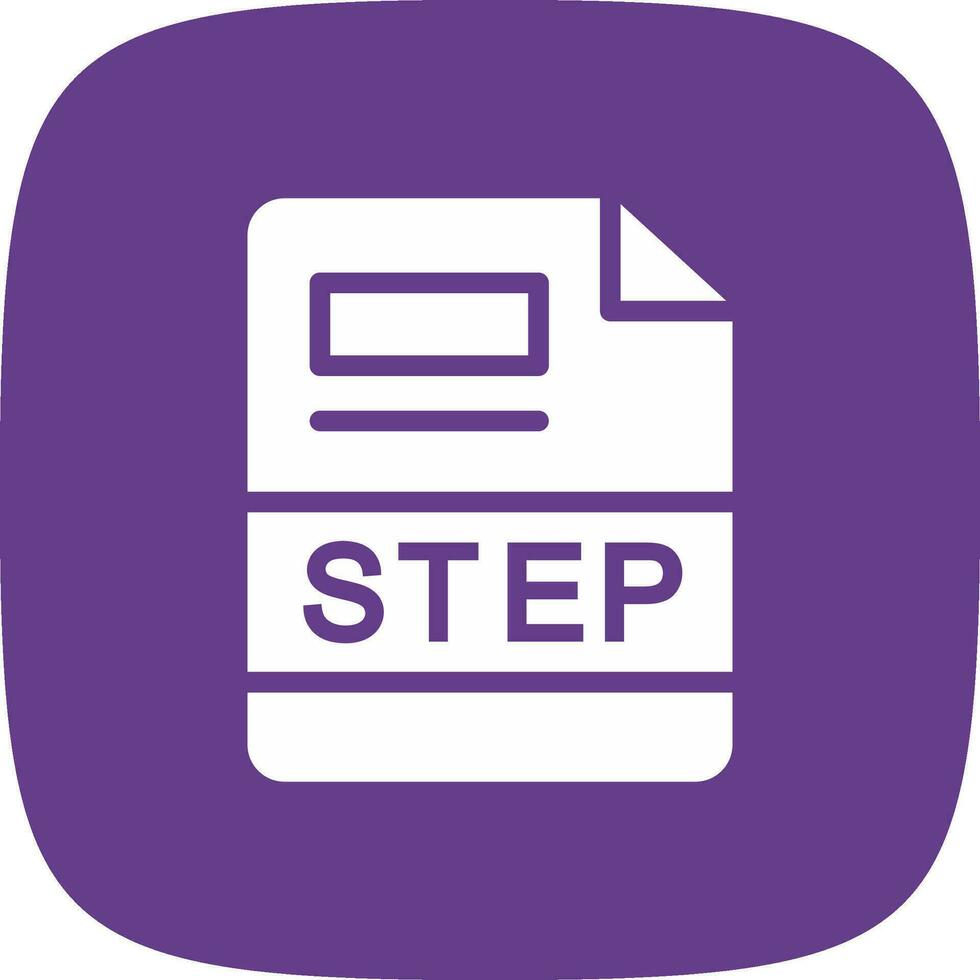STEP Creative Icon Design vector