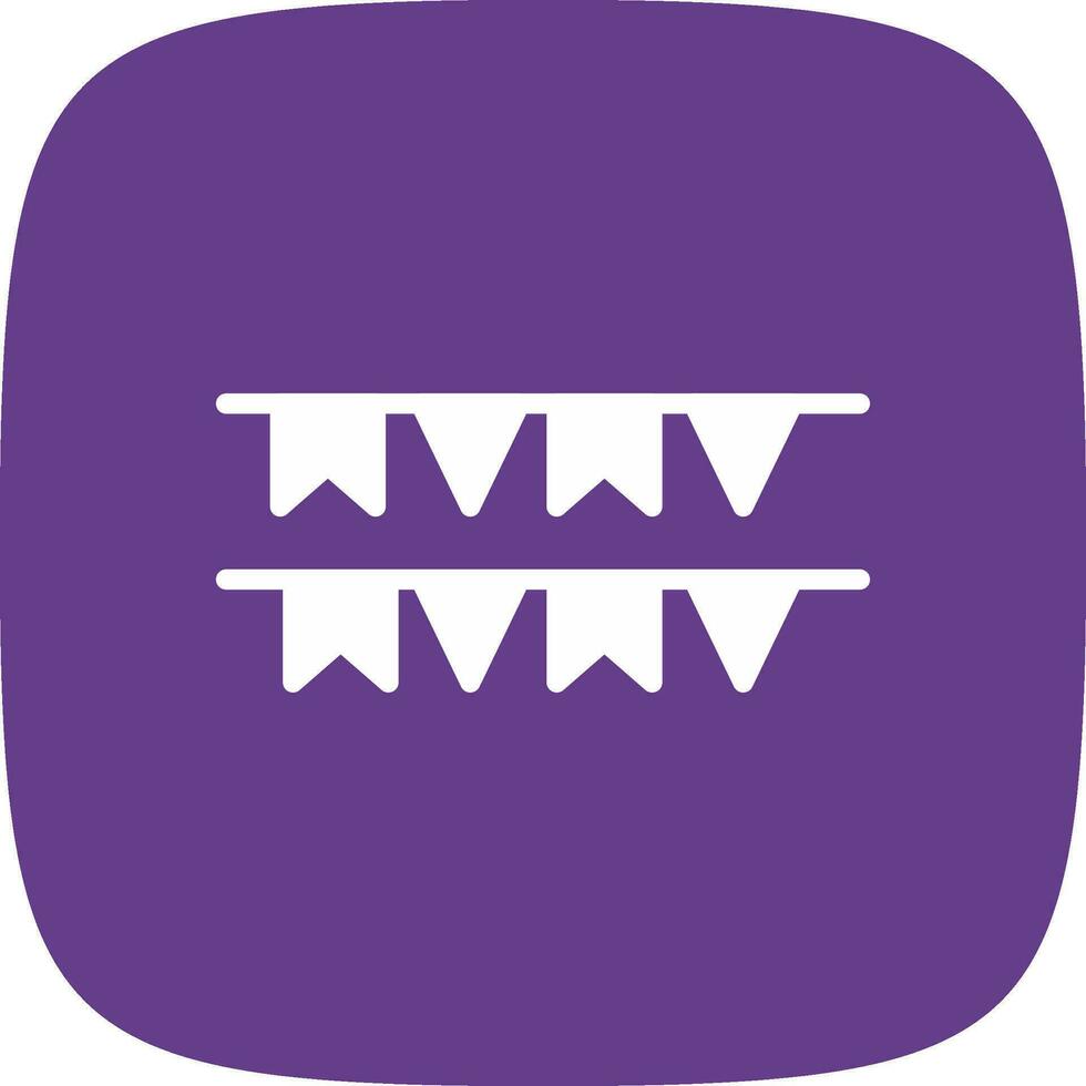 Garland Creative Icon Design vector