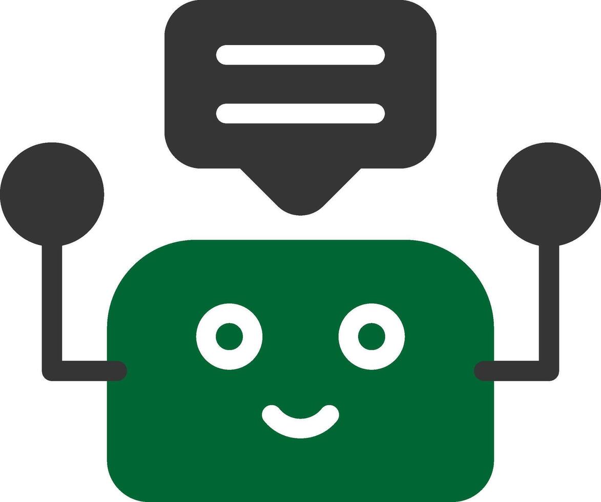 Chatbot Creative Icon Design vector
