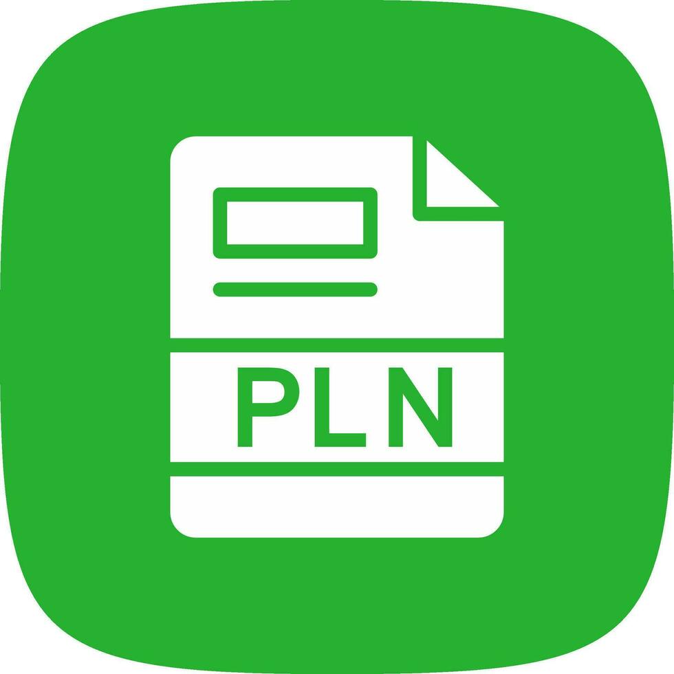 PLN Creative Icon Design vector