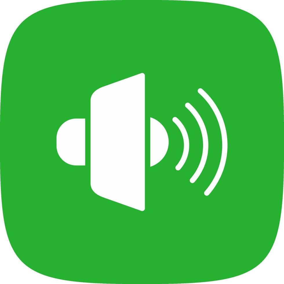 Loud Speaker Creative Icon Design vector