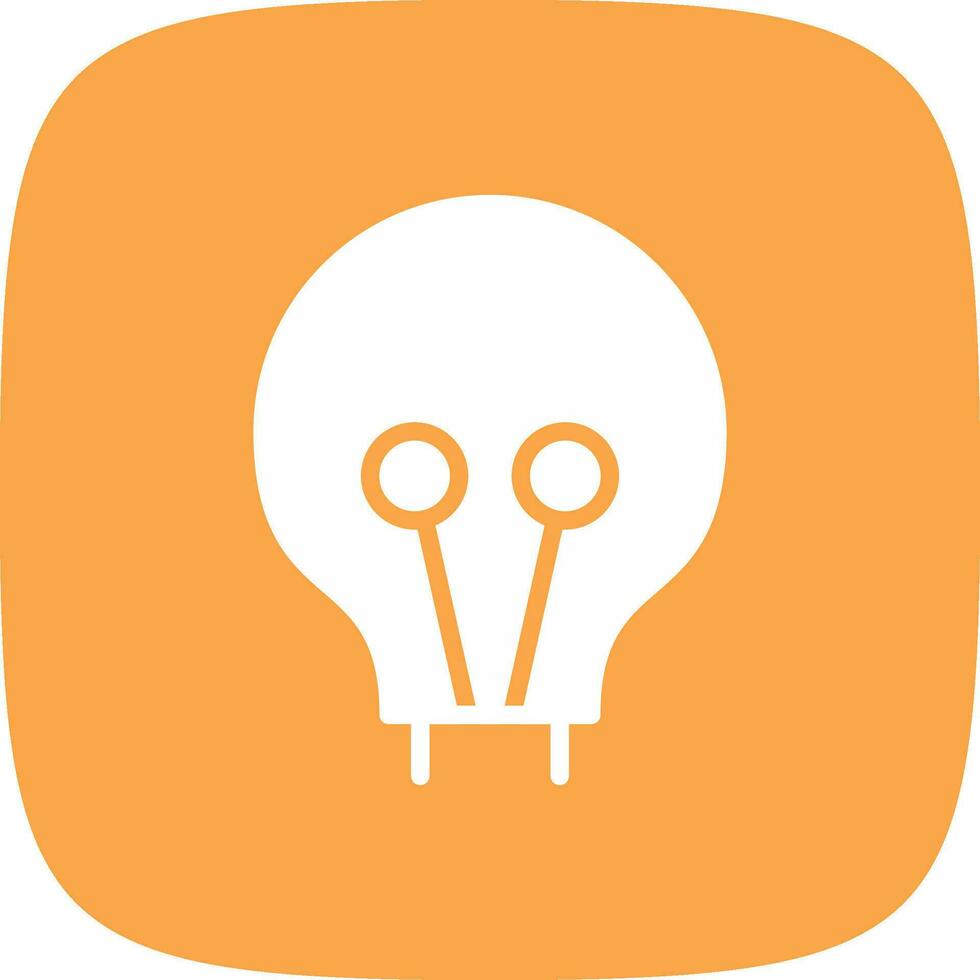 Light Bulb Creative Icon Design vector