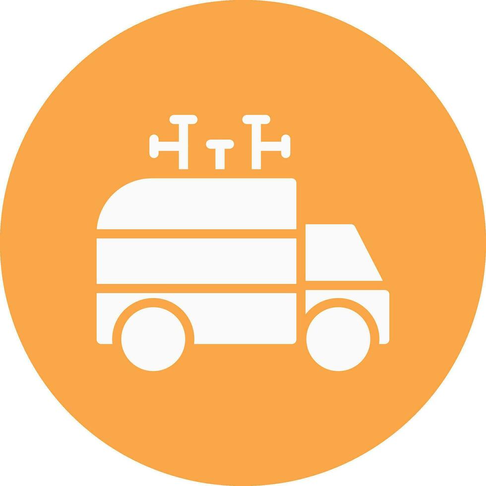 Delivery Truck Creative Icon Design vector
