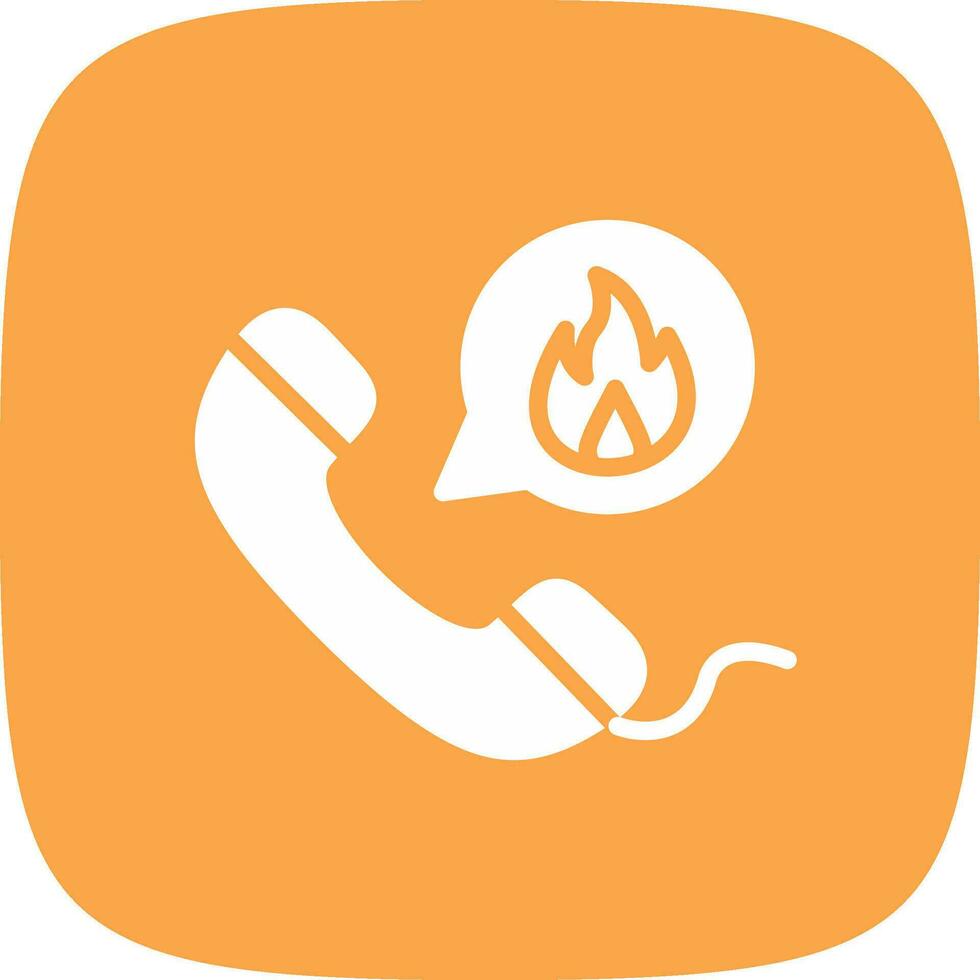 Emergency Call Creative Icon Design vector