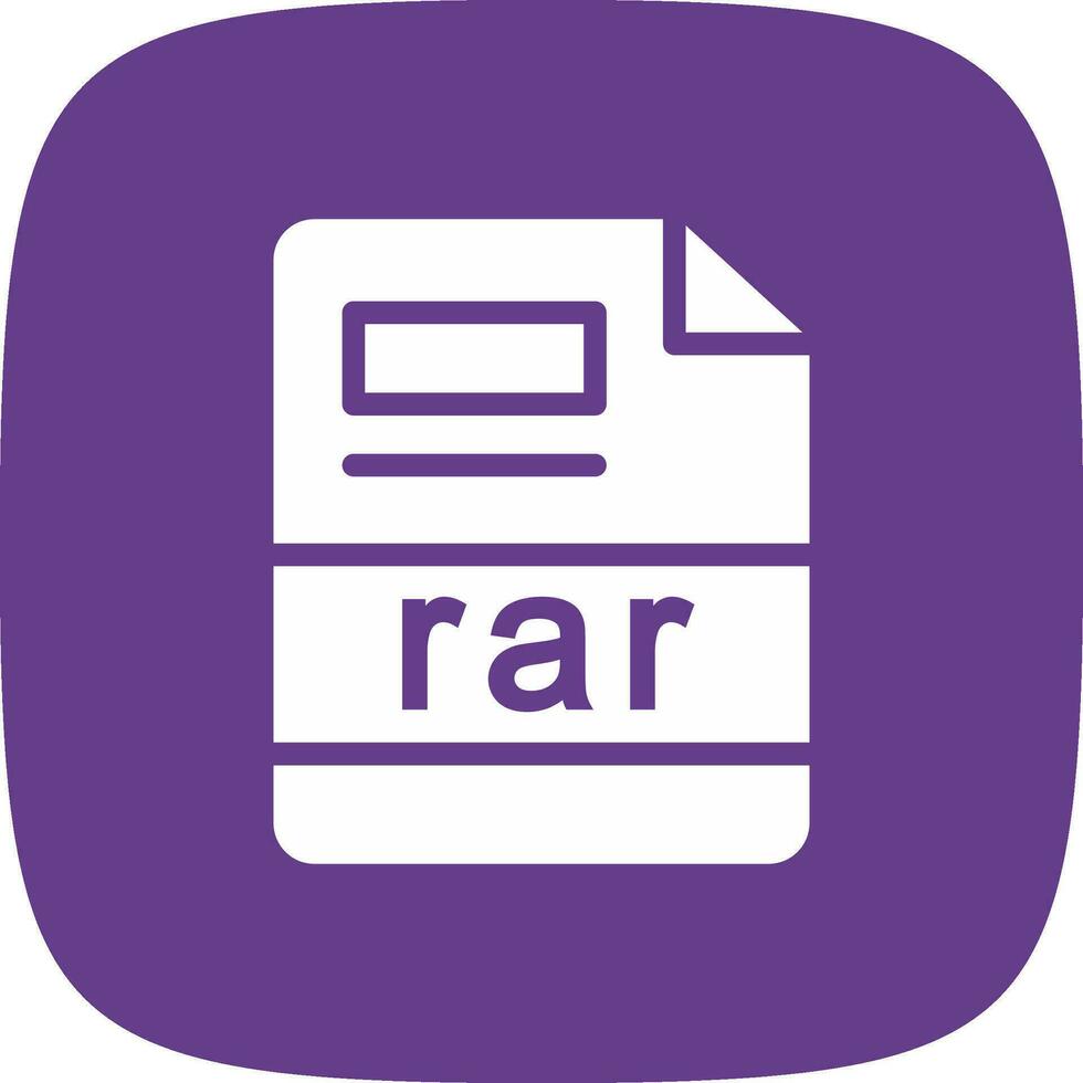 rar Creative Icon Design vector