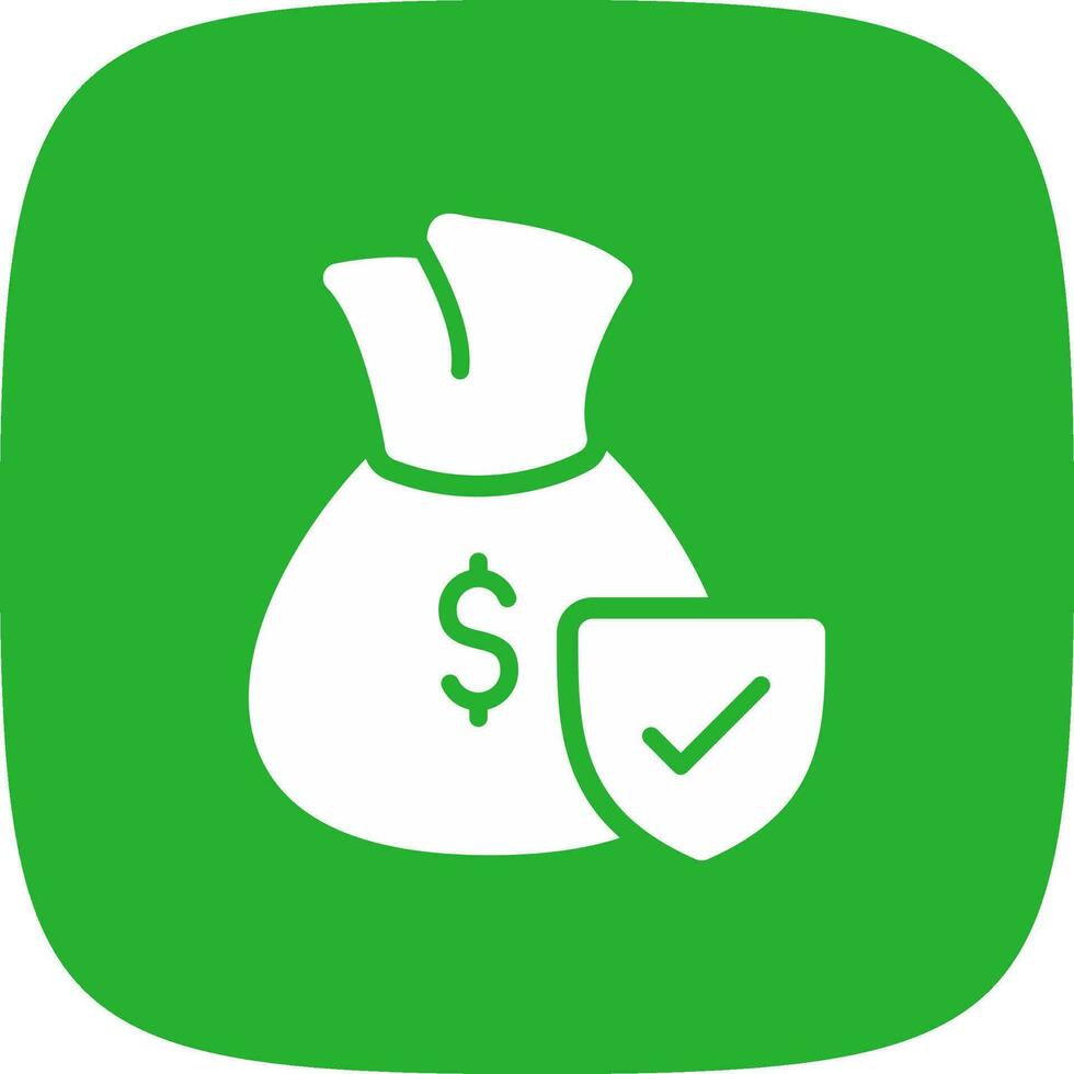 Money protection Creative Icon Design vector