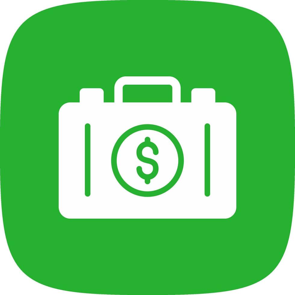 Suitcase Creative Icon Design vector