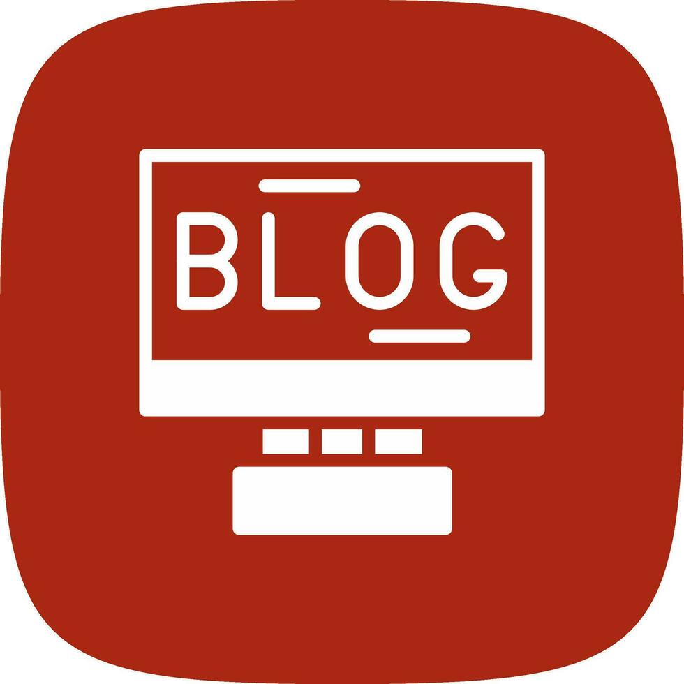 Blogging Creative Icon Design vector