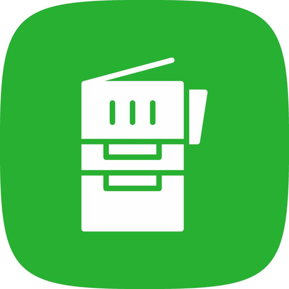 Copy Machine Creative Icon Design vector